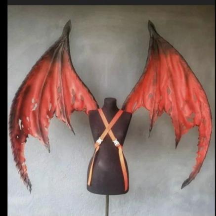Large red wings for Cosplay Costume